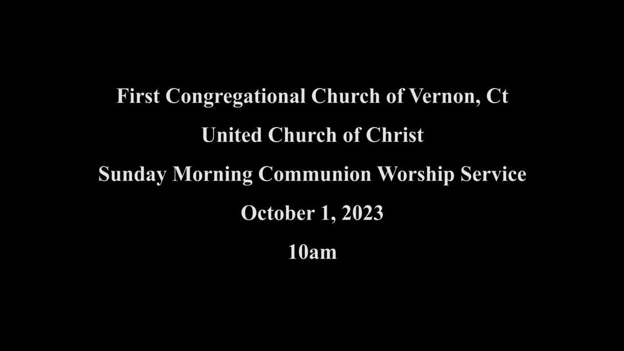 Sunday Morning Worship - October 1, 2023 