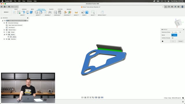 335 | Sheet Metal Modelling Basics in Fusion 360 