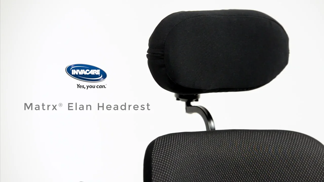 Invacare Matrx Elan Headrest on Vimeo