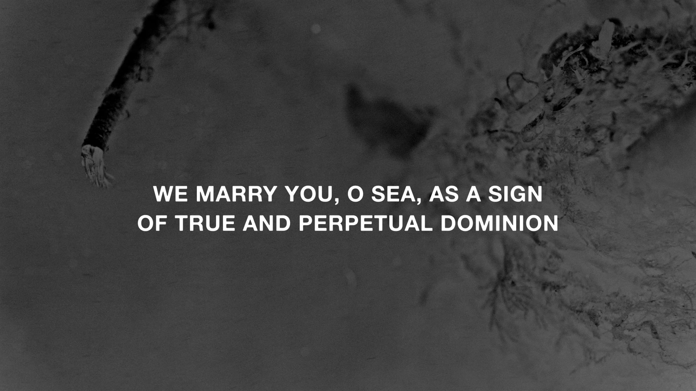 We Marry You, O Sea, As a Sign of True and Perpetual Dominion (2025) Trailer