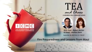 Tea and Chaos: Fire Preparedness and Lessons from Maui