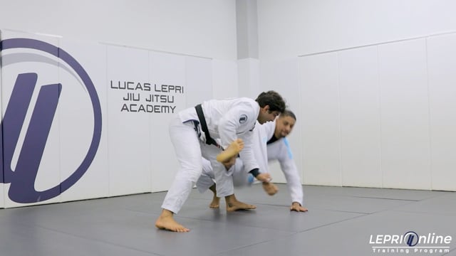 Ankle Pick Takedown By Crossing the Arm