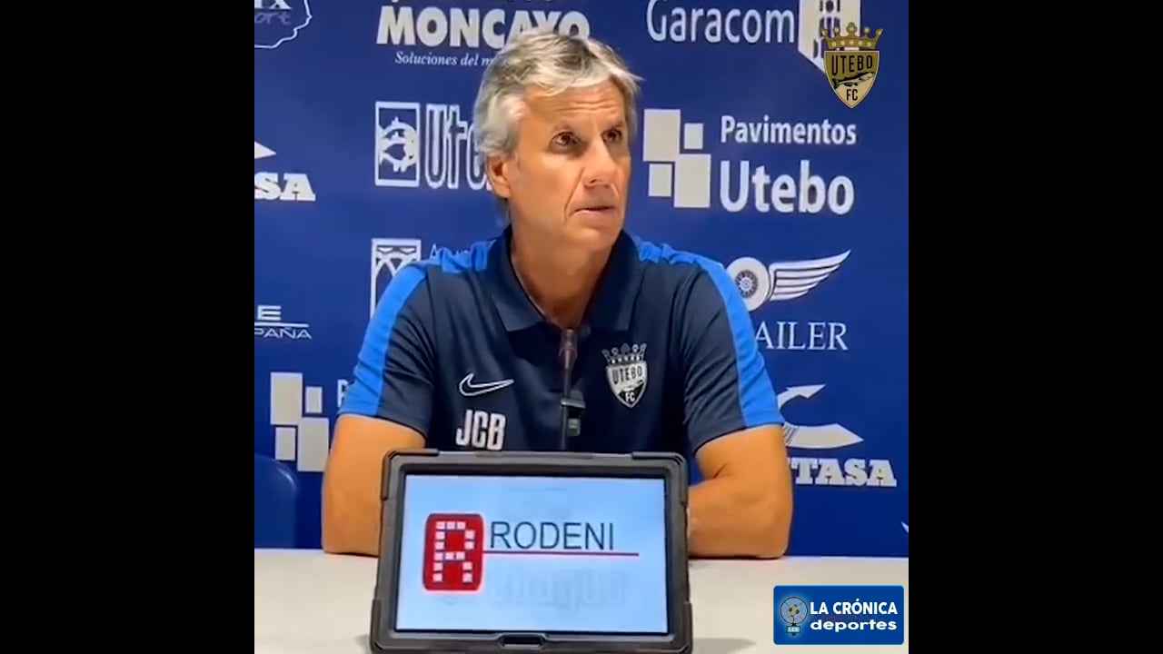 JUAN CARLOS BELTRÁN (Entrenador Utebo) Utebo FC 1-0 CD Calahorra / J5 - 2ª RFEF / Fuente: Utebo FC
