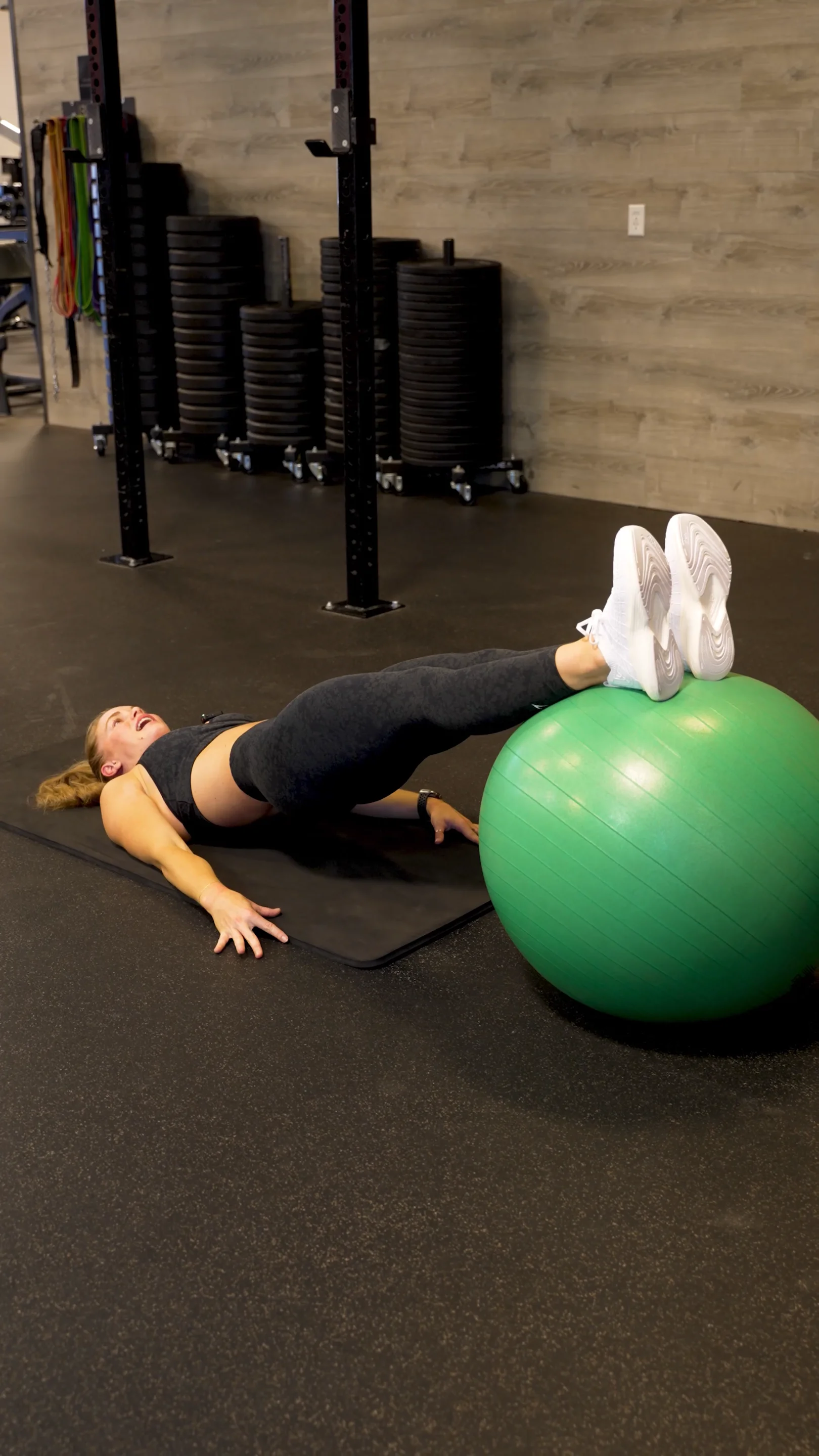 EXERCISE BALL HAMSTRING CURLS on Vimeo