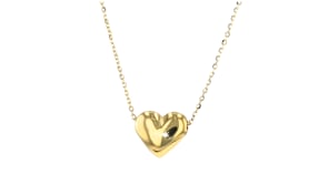 14kt Yellow Gold Heart Necklace