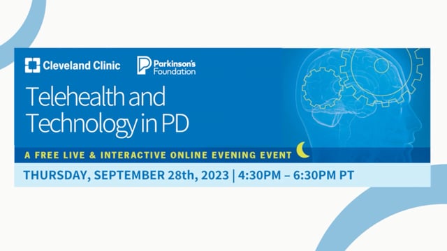 Telehealth and Technolgy in PD 9-28-23