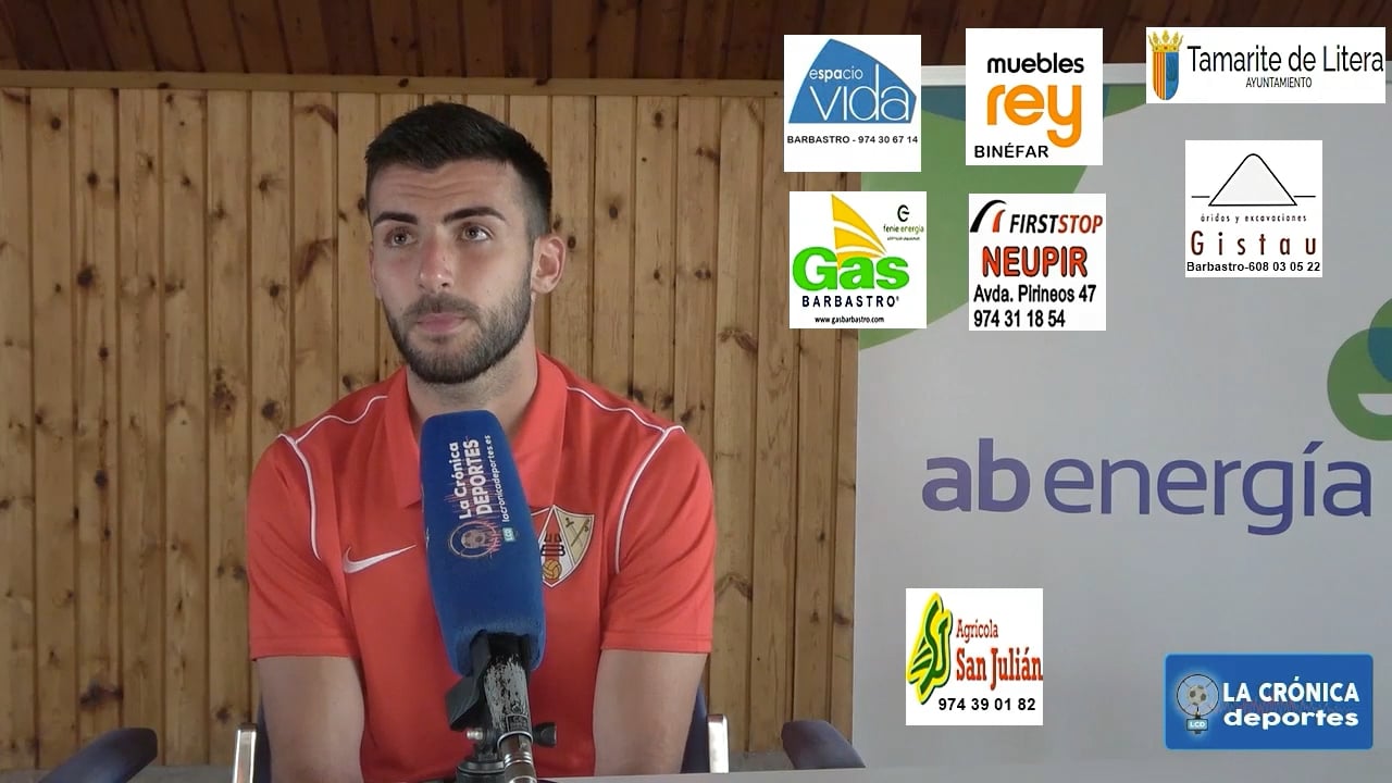 CRESPO (Jugador Barbastro) UD Barbastro 2-3 CD Izarra / Jor. 5 - Segunda Rfef - Gr 2