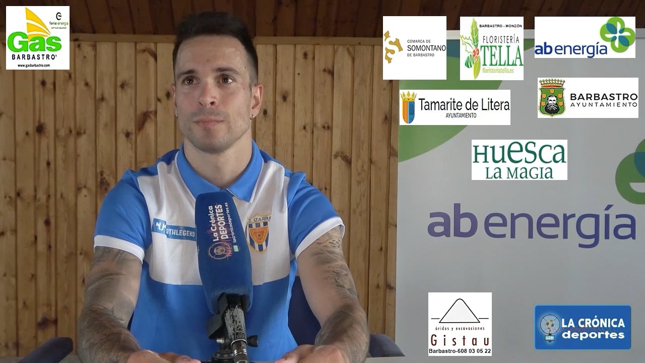 ENEKO (Jugador Izarra) UD Barbastro 2-3 CD Izarra / Jor. 5 - Segunda Rfef - Gr 2