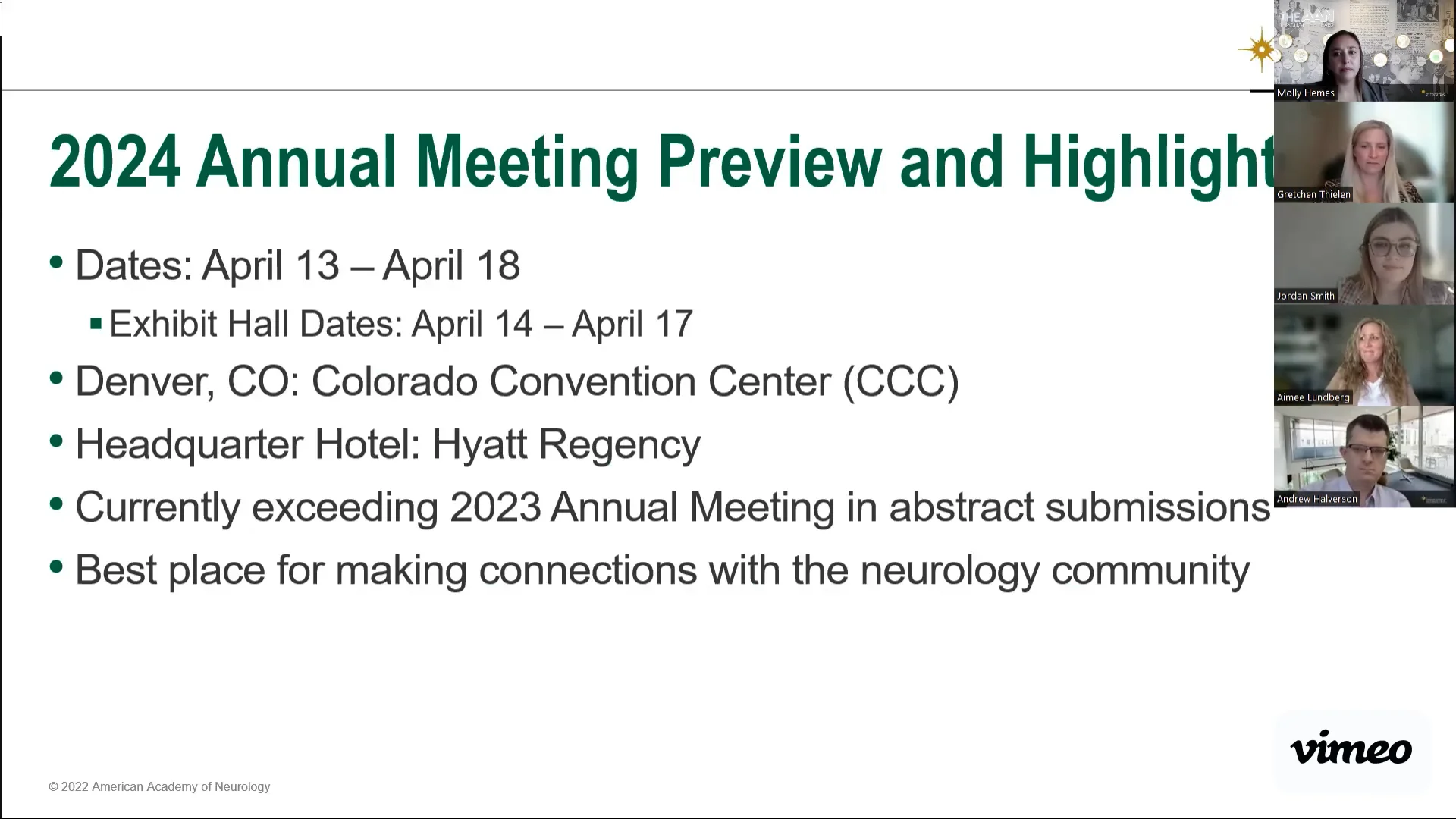 2025 AAN Annual Meeting IRT Prospectus and Sales Launch on Vimeo