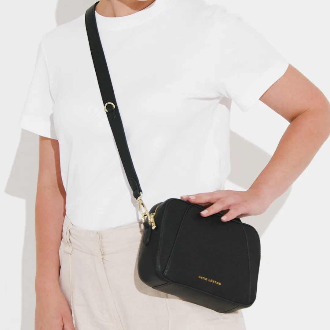 Hana Crossbody Bag | Black | Katie Loxton US