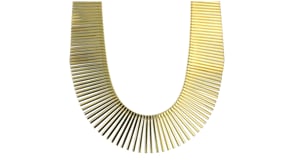 Italian Graduated Cleopatra Necklace in 18kt Gold Over Sterling