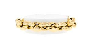 Italian 14kt Yellow Gold Rolo-Link Bracelet