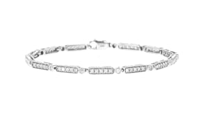 1.00 ct. t.w. Diamond Tennis Bracelet in Sterling Silver