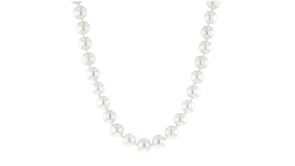 6-6.5mm Cultured Akoya Pearl Necklace with 18kt White Gold