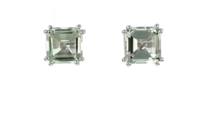 9.00 ct. t.w. Prasiolite Earrings in Sterling Silver