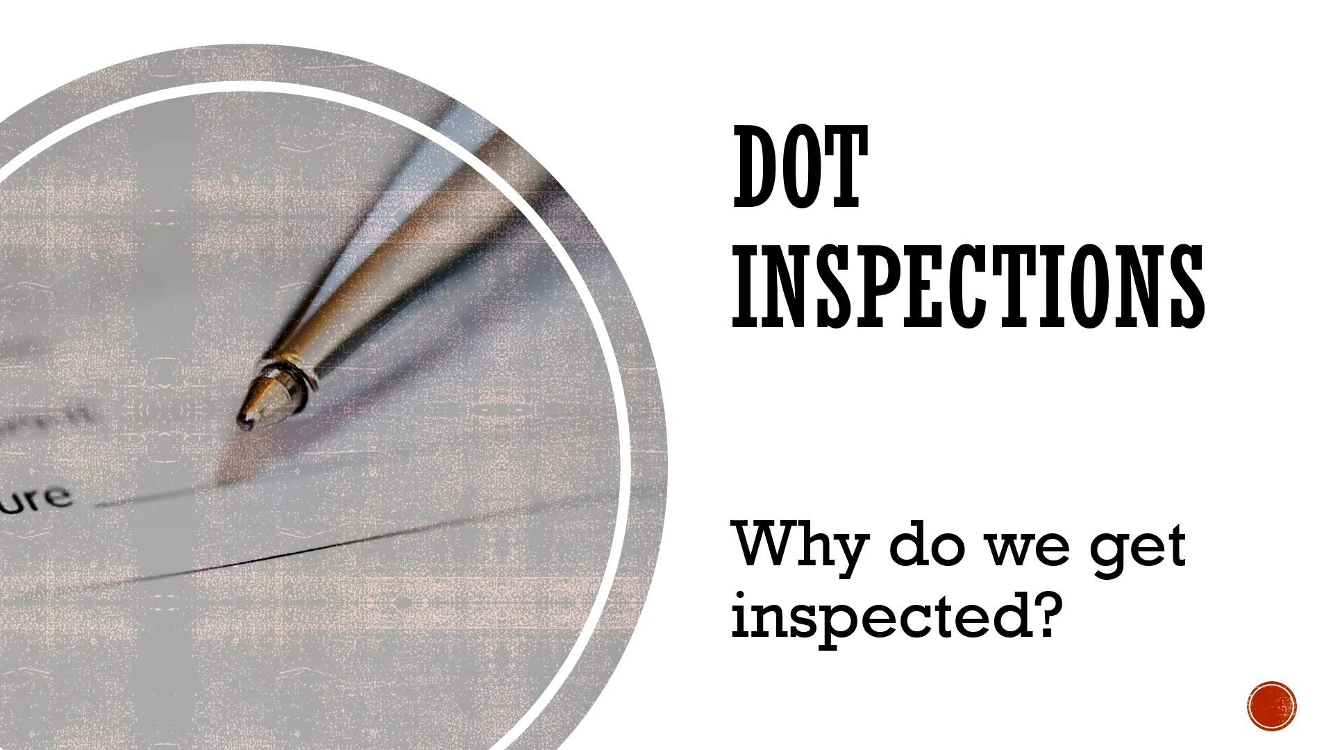 Dot inspections on Vimeo