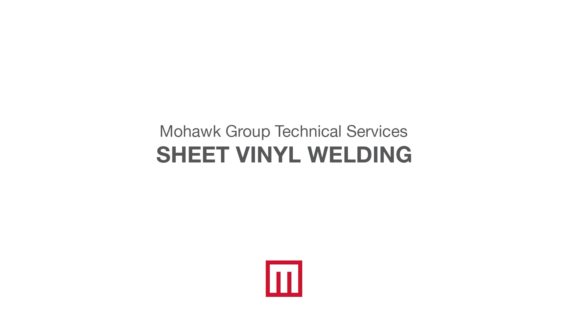 Sheet Vinyl Welding on Vimeo