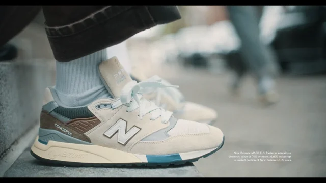 CONCEPTS x NEW BALANCE 998 MADE IN USA C NOTE FULL VIDEO