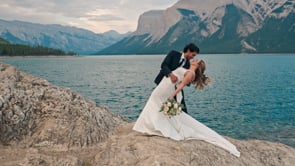 Mike + Megan - Elopement at Bow Lake, Banff National Park: Canadian Rockies Wedding