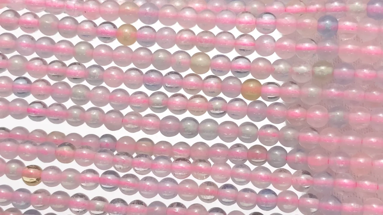 ベリルミックス（マルチカラーアクアマリン） ラウンド3mm ｜天然石