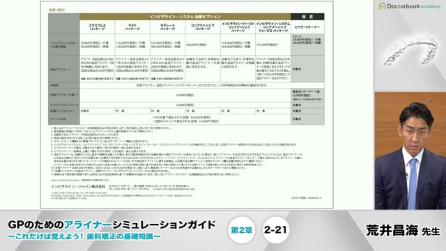 2-21 インビザラインの治療オプション【02/20-02/26 プレミアム化】