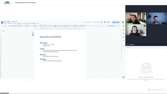 Black Friday, Updates bei Google, Optimierungsfaktor in Google Ads, Funnel-Builder, Gebotsoptimierung, Soft-Conversion Optimierung, Text-Assets, Smarte Kampagnen & Erwartungmanagement vom 02.10.23 mit Michael Klein