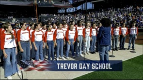 Trevor Performs National Anthem at Citi Field 10.1.23