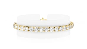 15.00 ct. t.w. Lab-Grown Diamond Tennis Bracelet in 14kt Yellow Gold