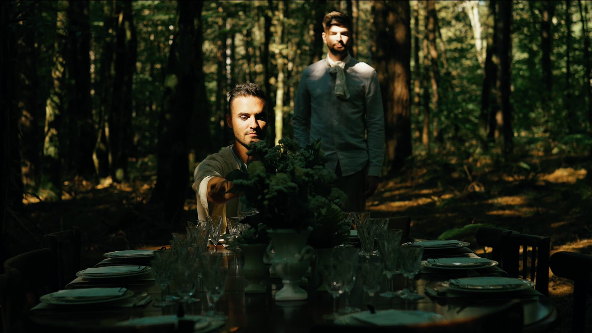 into the woods. Romain et Louis.