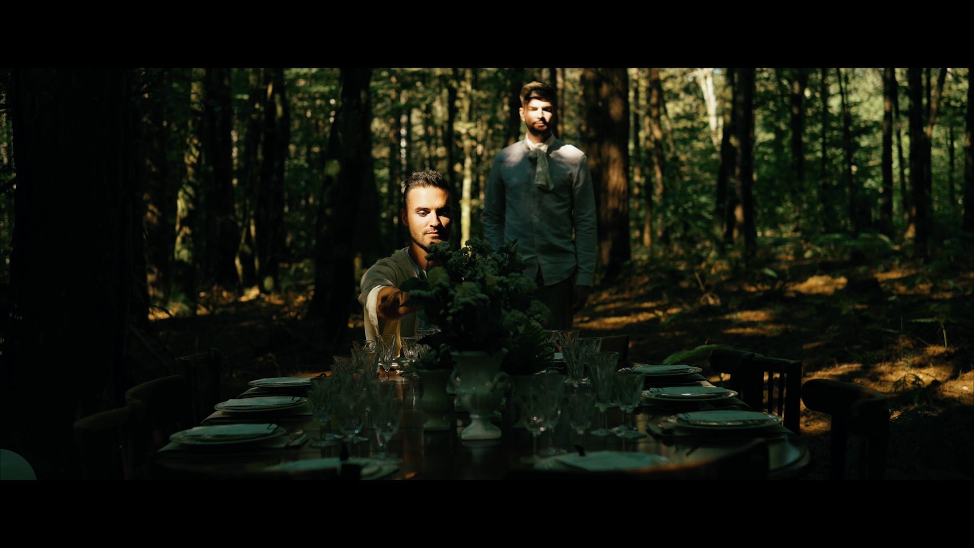 into the woods. Romain et Louis.