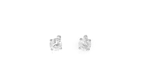 10 ct. t.w. Diamond Stud Earrings in Sterling Silver