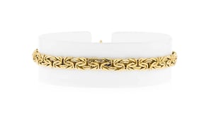 18kt Yellow Gold Byzantine Bracelet
