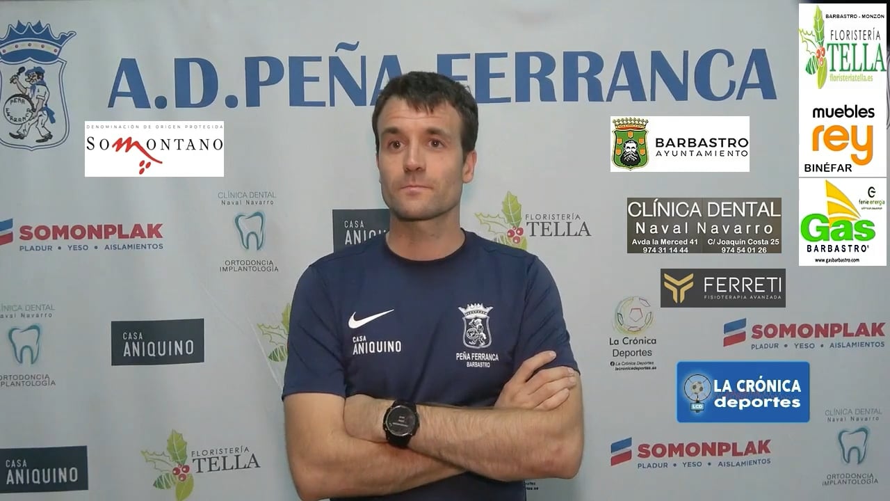 NÉSTOR ARILLA (Entrenador Ferranca) Peña Ferranca Tella 4-1 CD Esplús / Jornada 4 / Primera Regional Gr 2