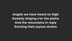 Angels We Have Heard on High