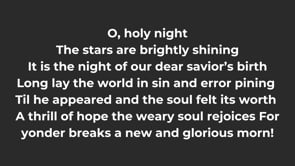 O Holy Night