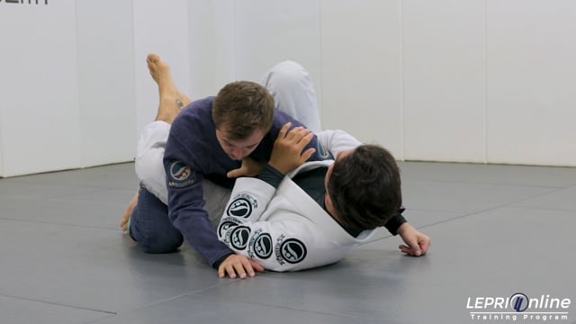 Closed Guard Collar Choke by Isolating Arm or Omoplata