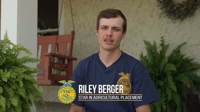 Riley Berger | 2023 Star in Agricultural Placement Finalist