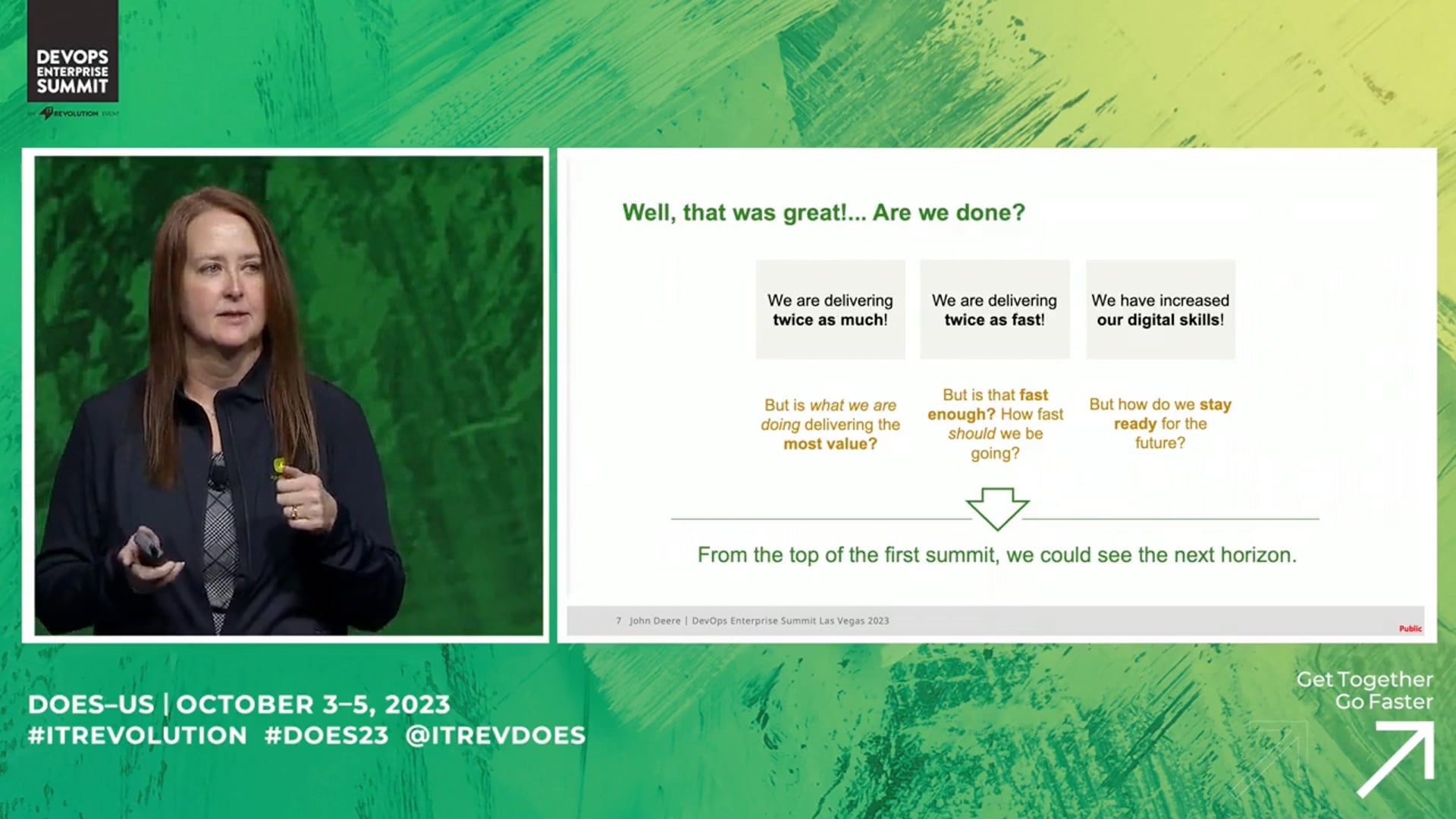 What Happens After the Transformation? Sustaining and Evolving our Agile Operating Model