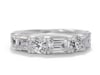 Round &amp; Emerald-Cut Lab Grown Diamond Band in 14K White Gold &#40;2 1/2 ct. tw.&#41;