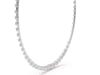 Diamond Riviera Necklace in 14K White Gold, 17&rdquo; &#40;10 ct. tw.&#41;