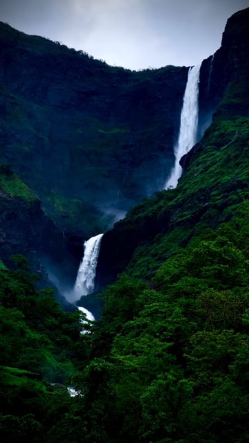 Acuario De Arena, Cascada De Montaña, Vista De Árbol, Pecera