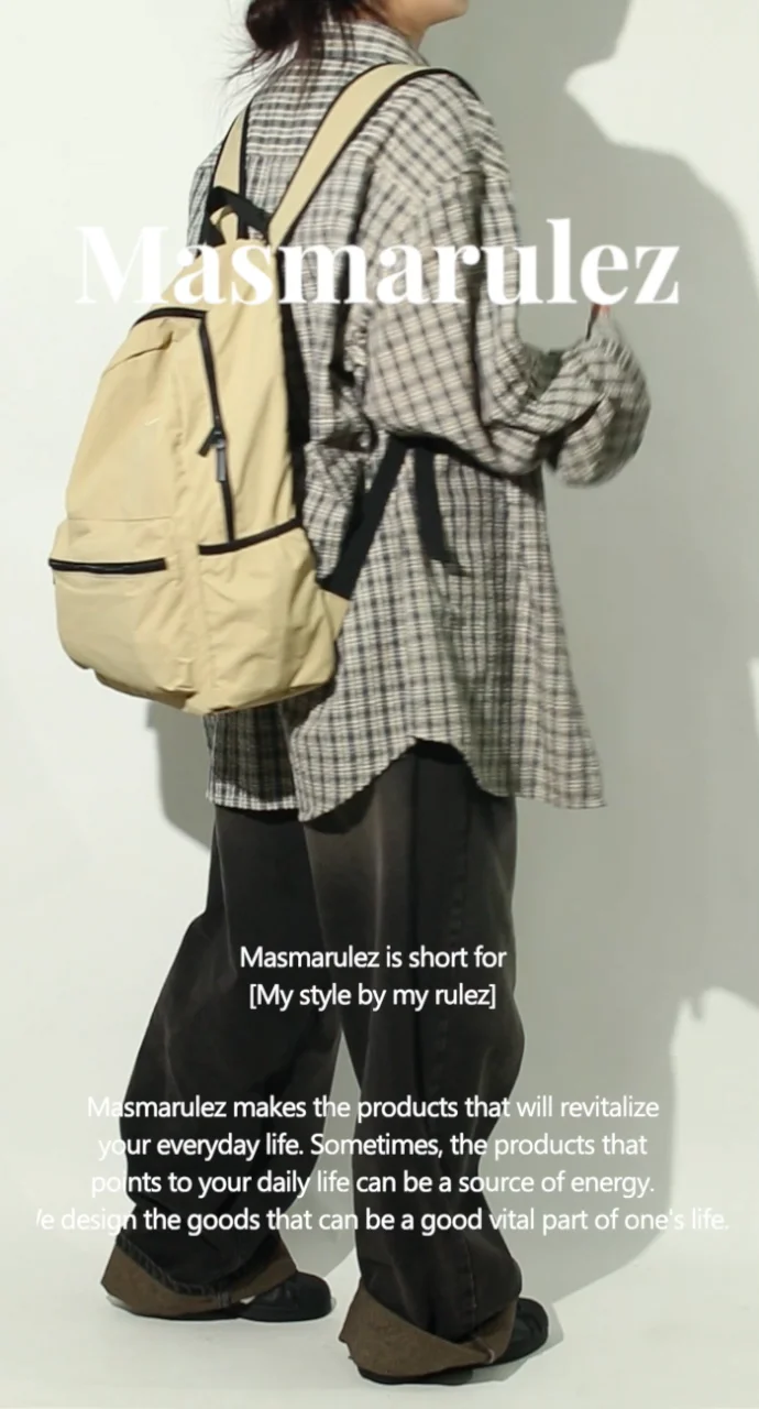 ◆masmarulez◆ Daily backpack Beige 5000577044 Masmarulez] Daily backpack Water proof _Beige – Nyfashioncity