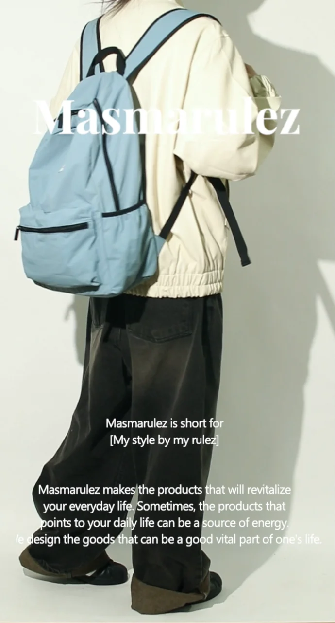 ★masmarulez★ Daily backpack Blue Daily backpack-blue masmarulez官方網站