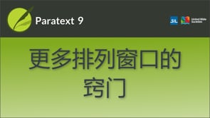 更多排列窗口的窍门