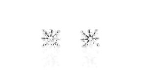 25 ct. t.w. Lab-Grown Diamond Stud Earrings in 14kt White Gold