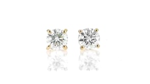 75 ct. t.w. Lab-Grown Diamond Stud Earrings in 14kt Yellow Gold