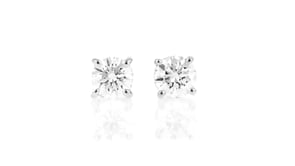 75 ct. t.w. Lab-Grown Diamond Stud Earrings in 14kt White Gold