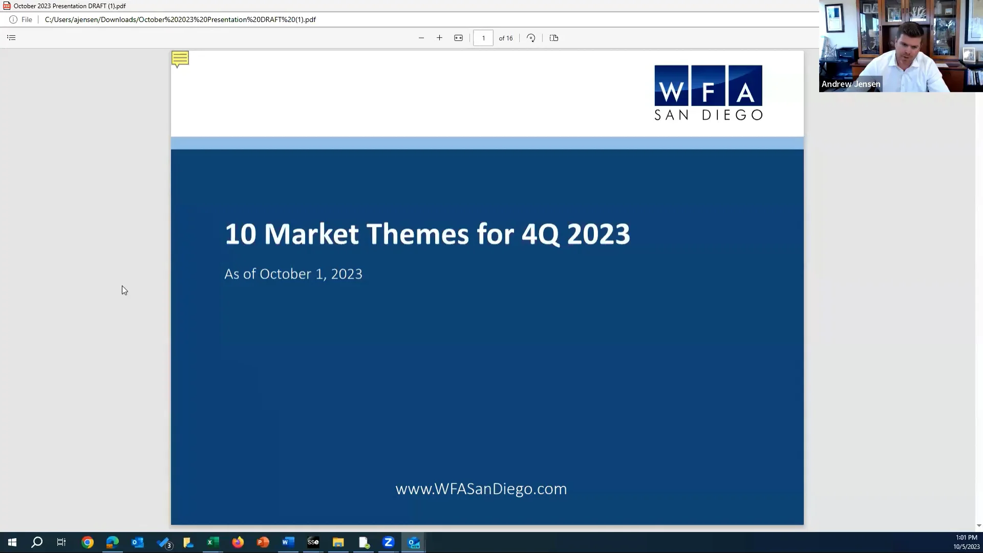 WFA Q4 23 Outlook on Vimeo