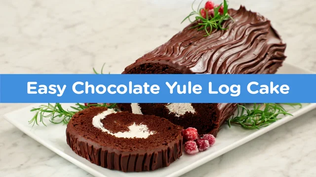 Easy Chocolate Yule Log Cake Recipe - Kroger