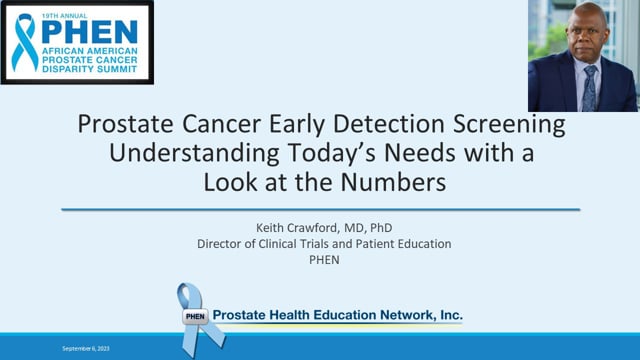 Understanding Today's Needs - A Look at the Numbers: Keith Crawford, MD, PhD